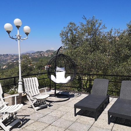 La Vivagna - Casa Vista Mare Tra Gli Ulivi Villa Leivi Buitenkant foto