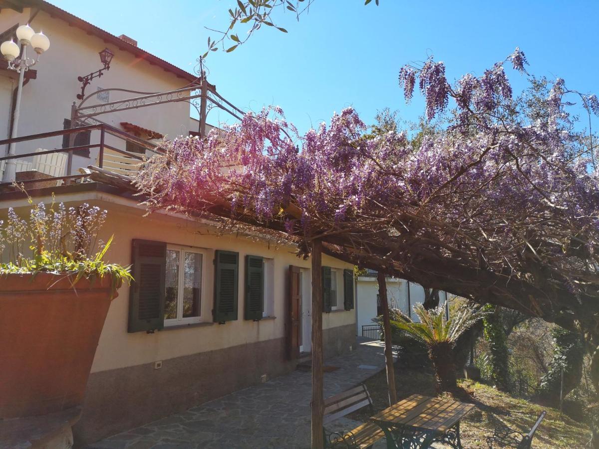 La Vivagna - Casa Vista Mare Tra Gli Ulivi Villa Leivi Buitenkant foto