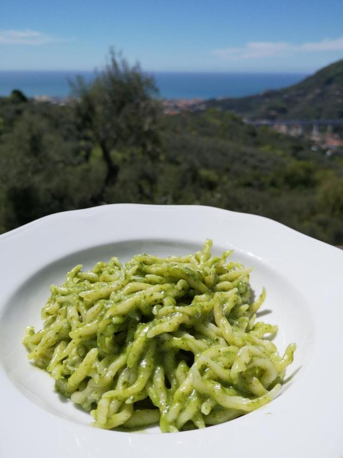 La Vivagna - Casa Vista Mare Tra Gli Ulivi Villa Leivi Buitenkant foto